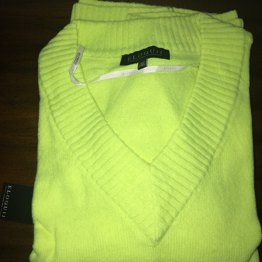 Eloquii bright sweater